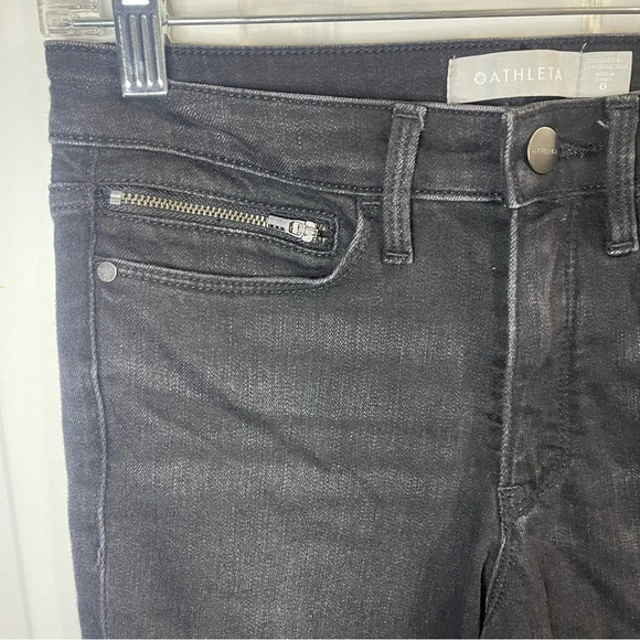 Athleta Sculptek Black Skinny Jeans Size O - Picture 2 of 8